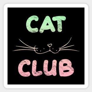 Cat Club - Cream Sticker